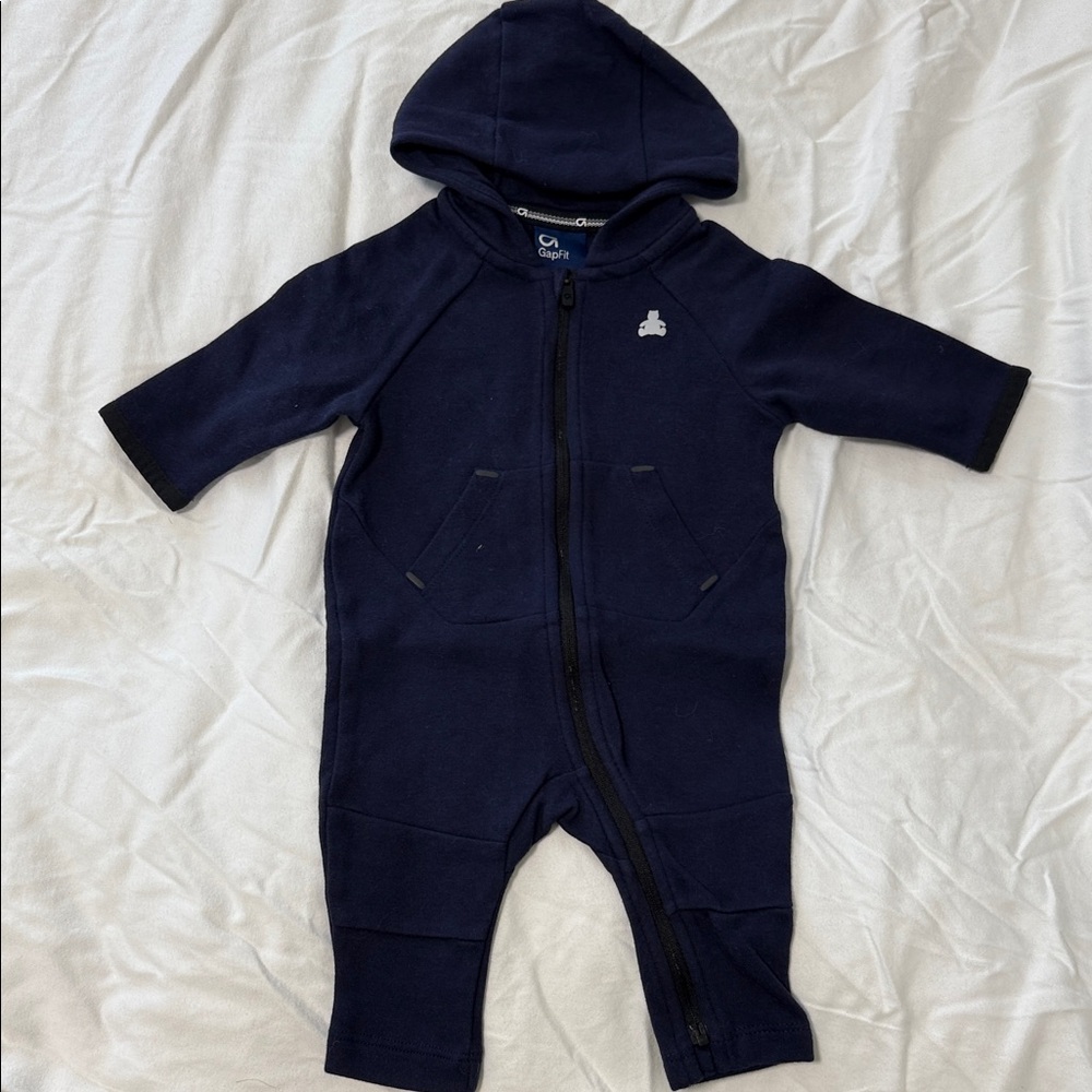 GAP Navy Hooded Footie